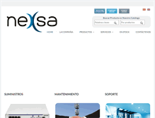 Tablet Screenshot of nexsa.net